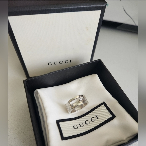 Gucci 925 Sterling Silver Ring - Picture 3 of 8